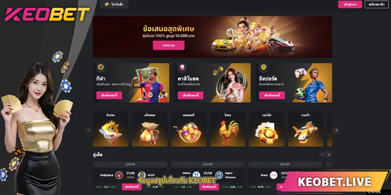 ข้อมูลสรุปเกี่ยวกับ KEOBET
